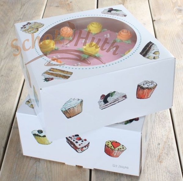 Cakebox "Cake" 26 x 26cm - 12cm high